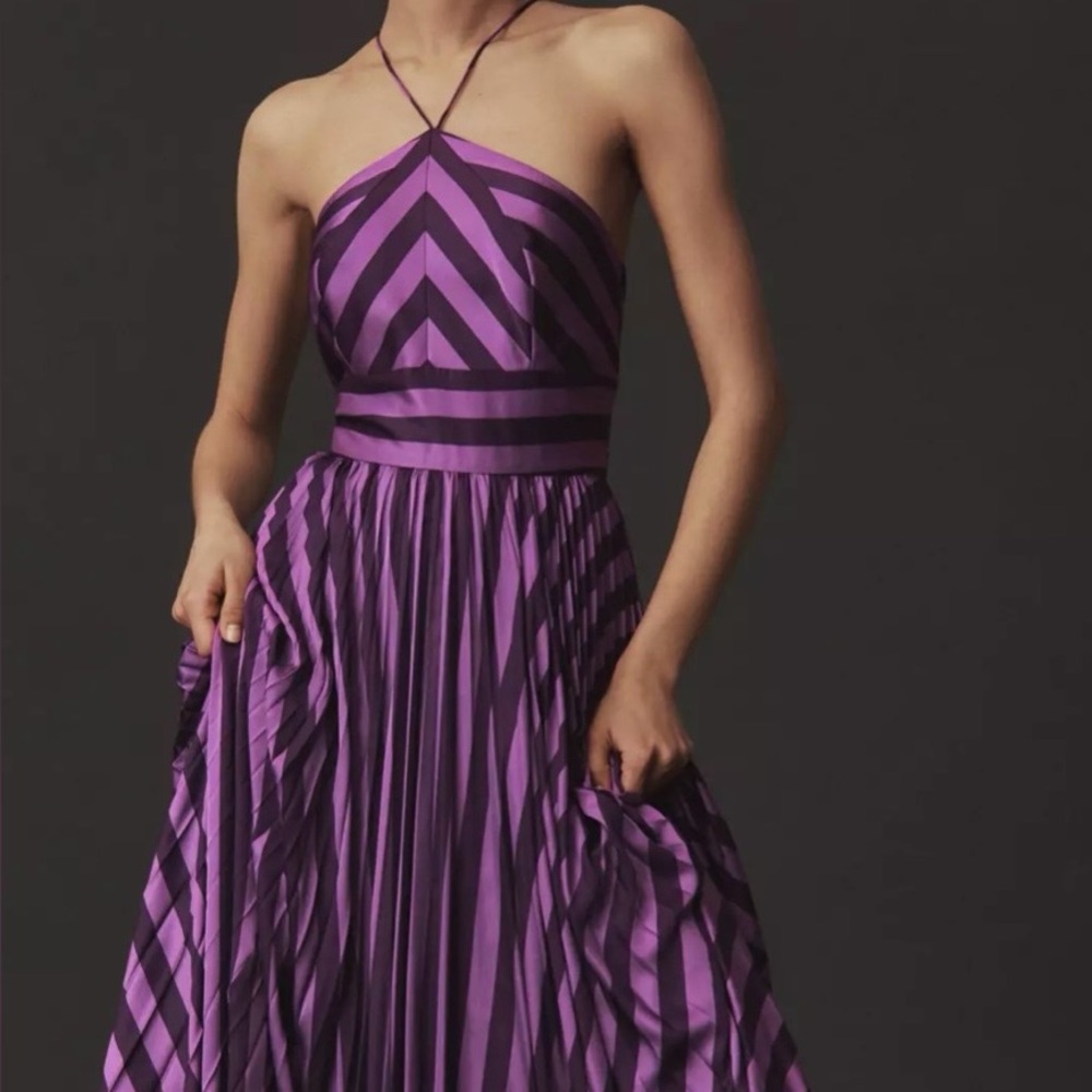 Hutch Purple and black Dress